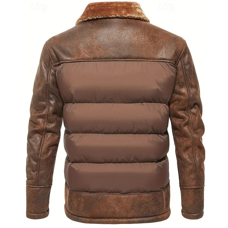 Insulated Winter Puffer Jacket for Men