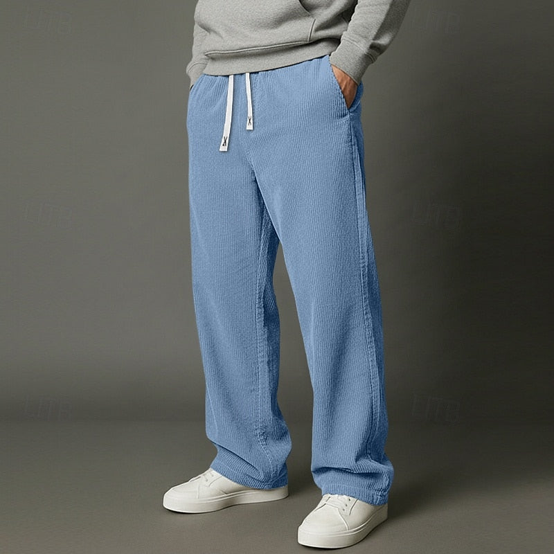 Relaxed Drawstring Pants for Men