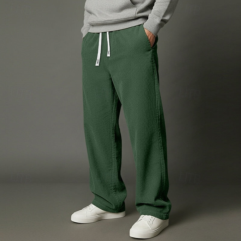 Relaxed Drawstring Pants for Men