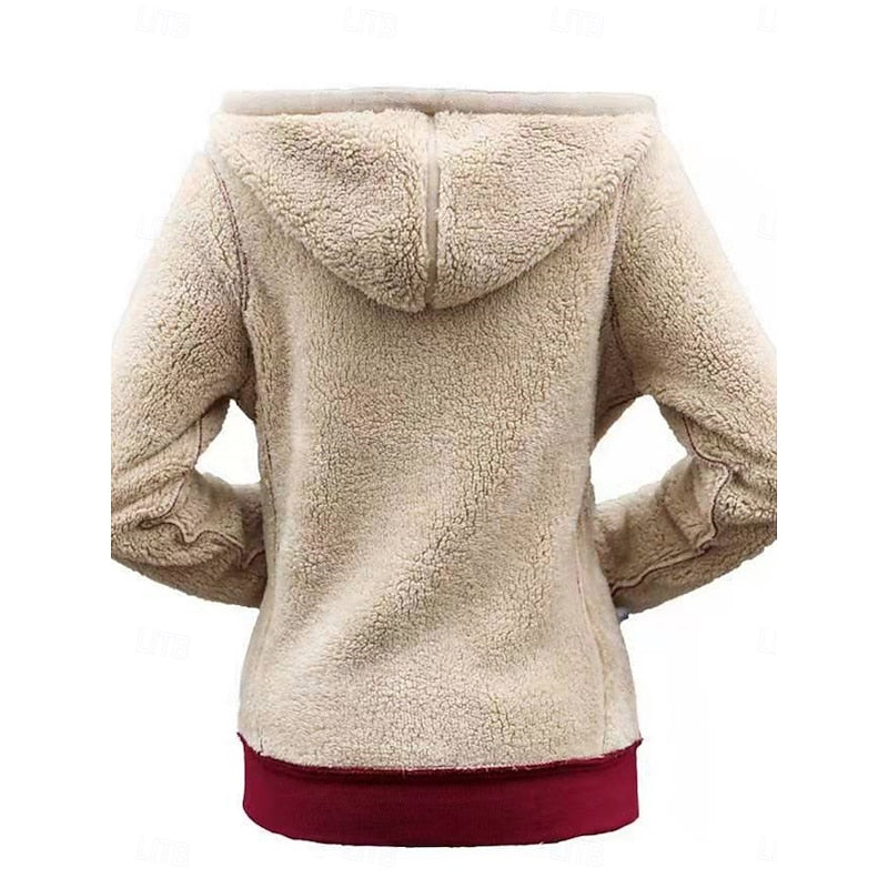 Hooded Zip Jacket for Women, Cozy Style