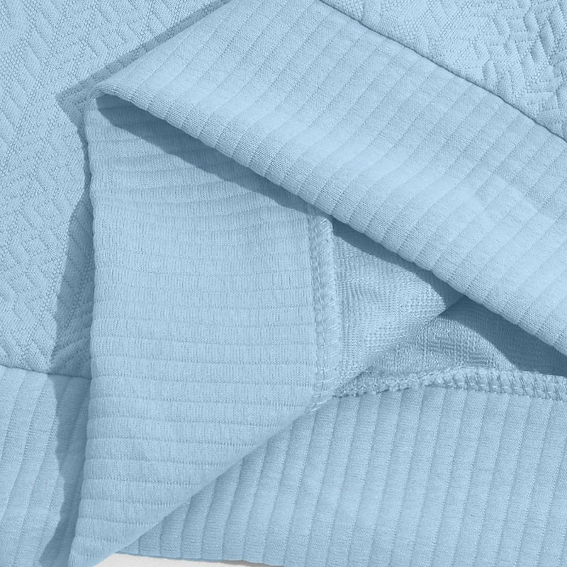 Men's Textured Quarter-Zip Pullover