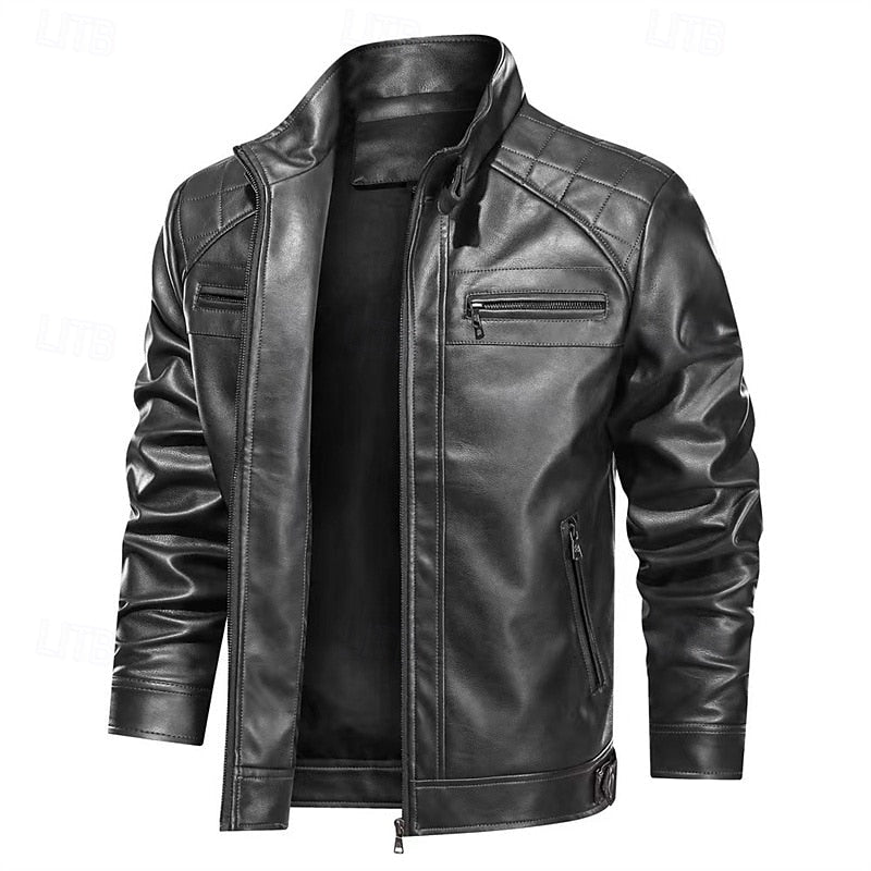 Biker Jacket, Men's Classic Fit