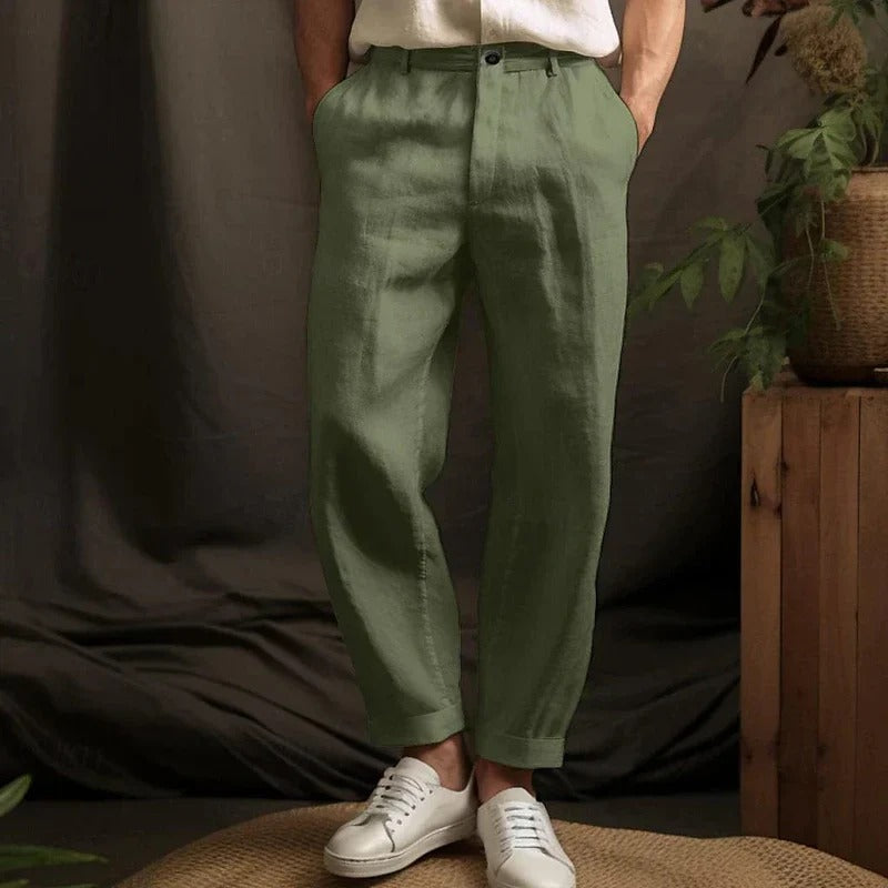 Relaxed Tailored Trousers for Men, Plus Size