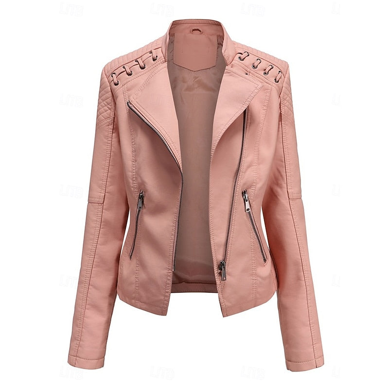 Sleek Biker Jacket for Women