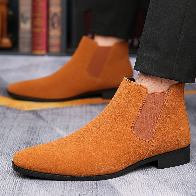 Ankle Chelsea Boots for Men, Classic Style