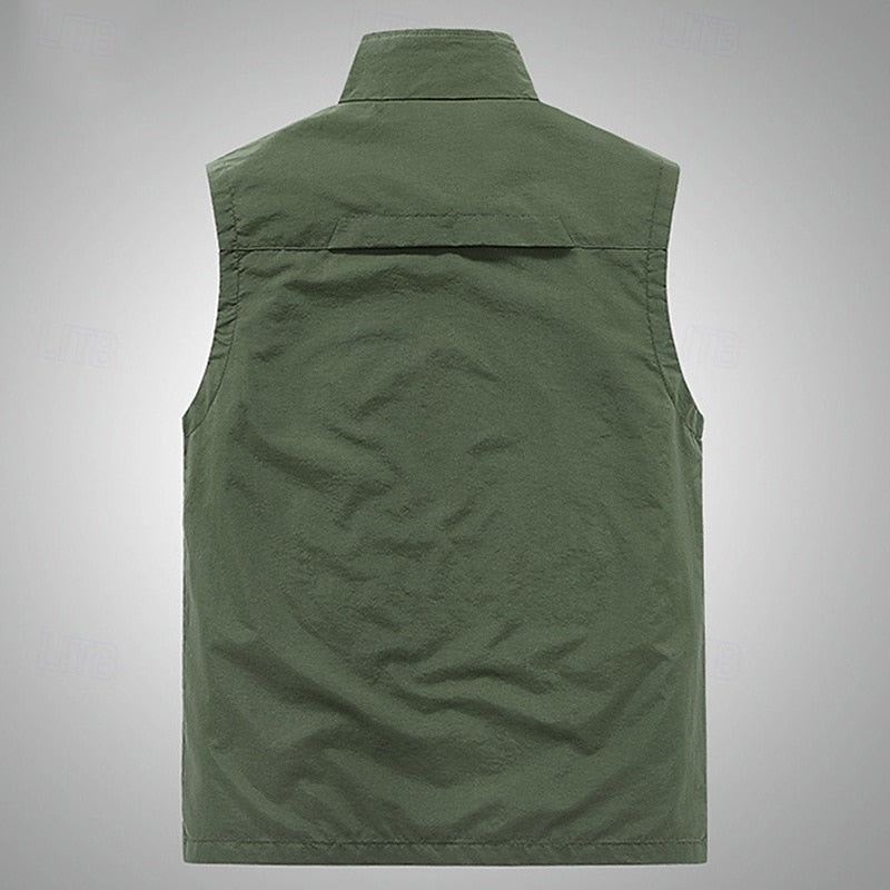 Men's Multi-Pocket Utility Vest