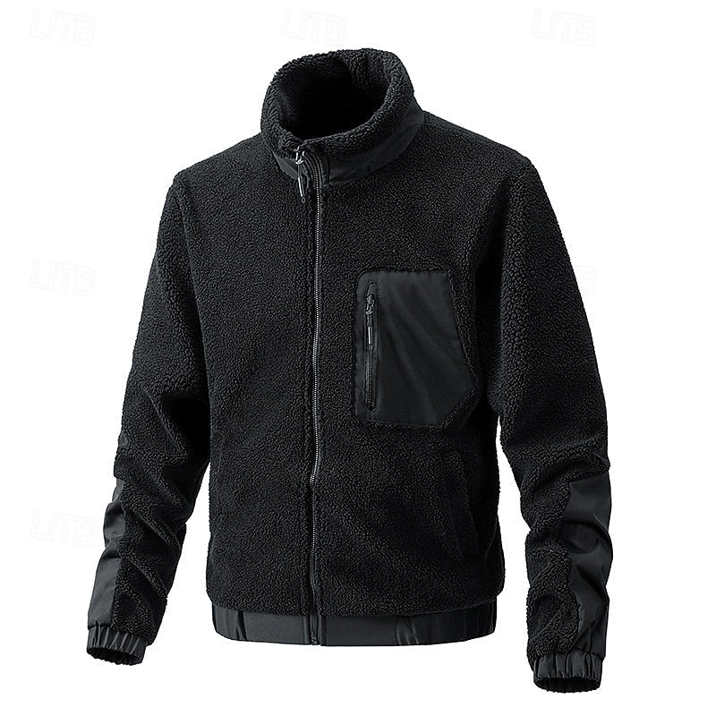 Cozy Full-Zip Fleece Jacket for Men
