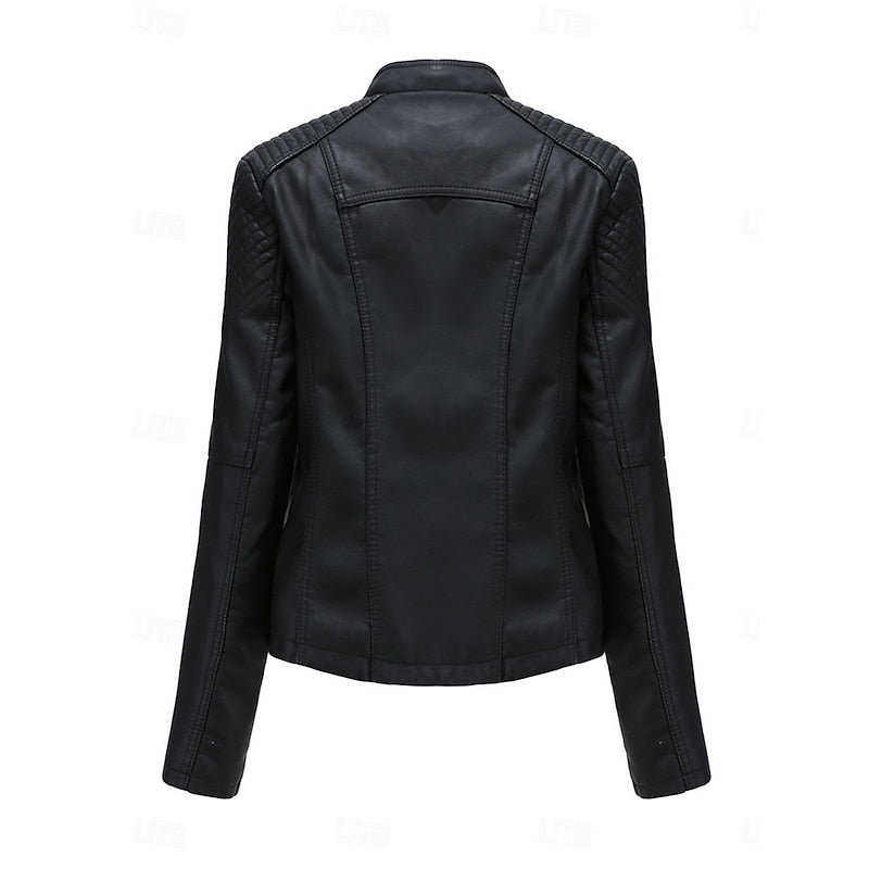Sleek Biker Jacket for Women