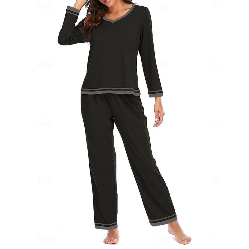 Ladies Relaxed Lounge Two-Piece Set