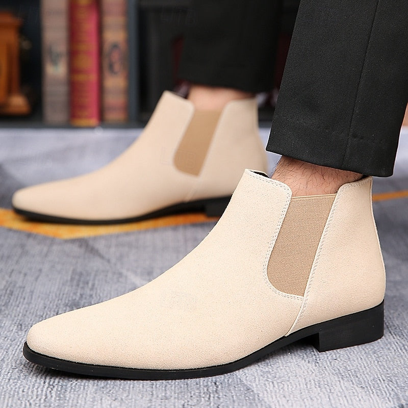 Ankle Chelsea Boots for Men, Classic Style