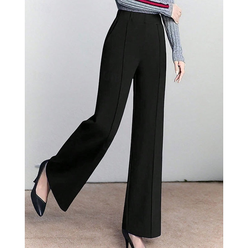 Wide-Leg Tailored Pants for Women