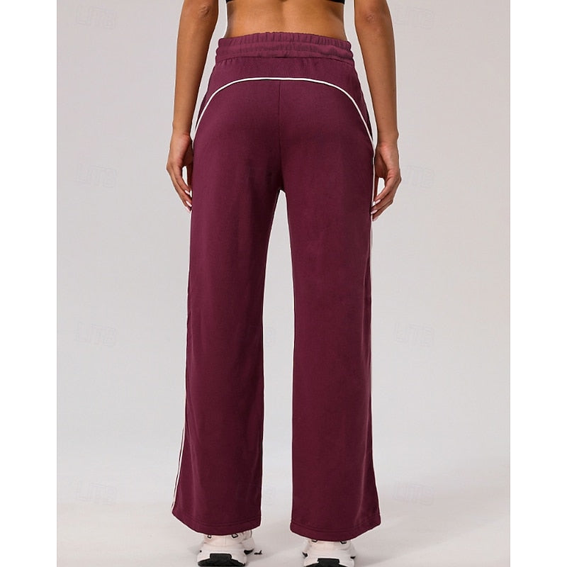 Side-Stripe Joggers, Women's Relaxed Fit