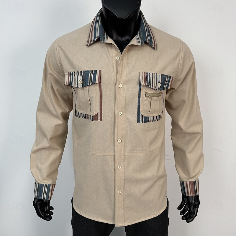 Long-Sleeve Utility Shirt for Men