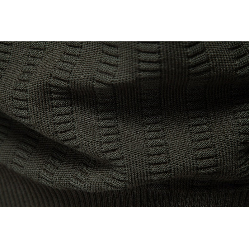 Textured Half-Zip Sweater for Men