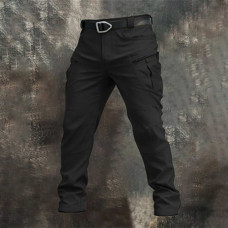 Rugged Multi-Pocket Cargo Pants for Men, Plus Size