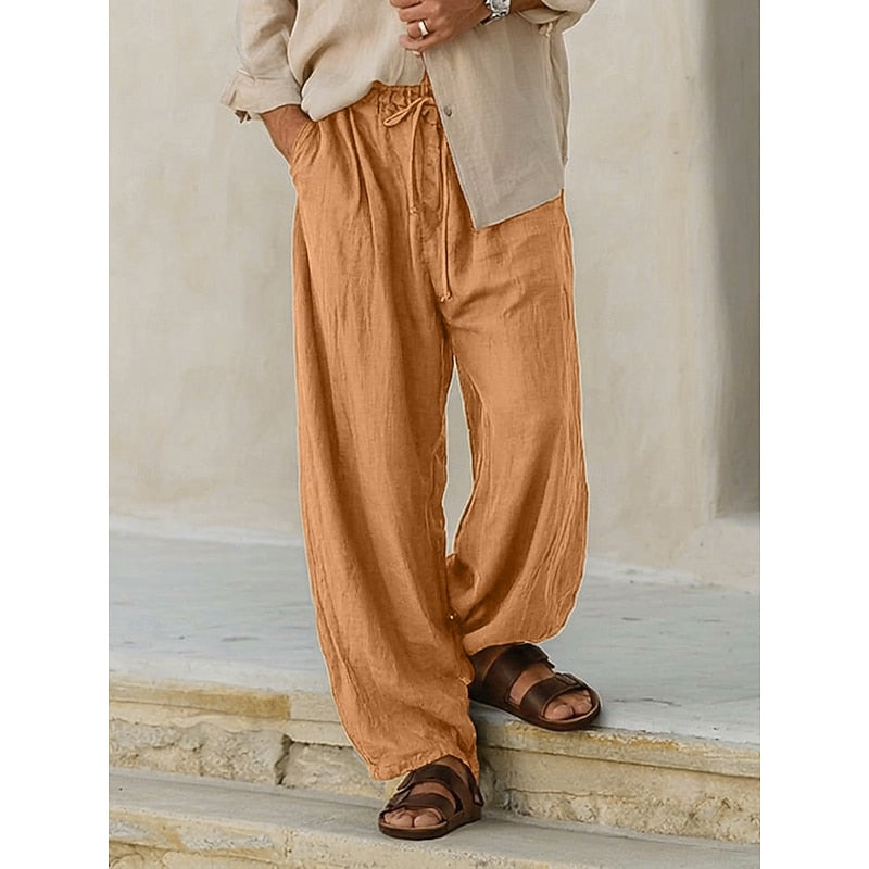 Drawstring Pants for Men, Relaxed Style