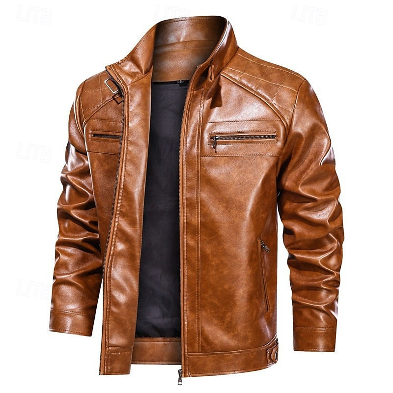Biker Jacket, Men's Classic Fit