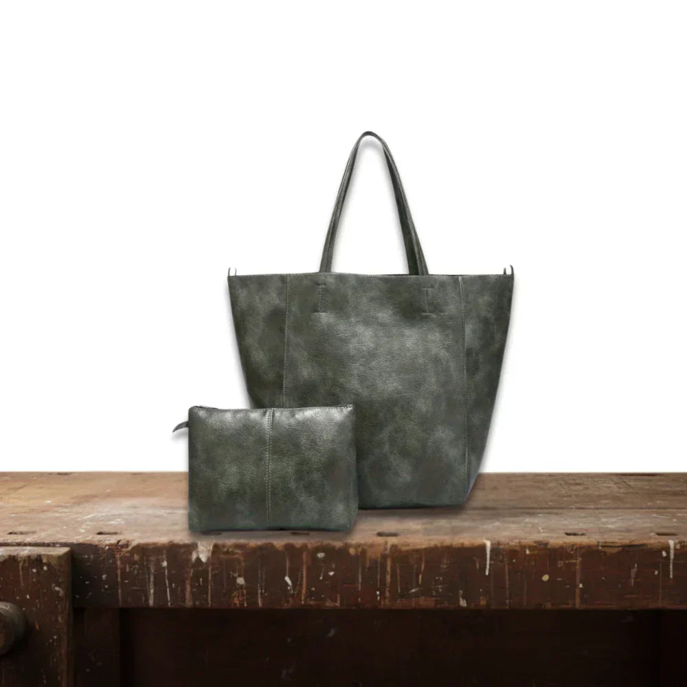 Retro Wallet and Tote Bag, Classic Fit