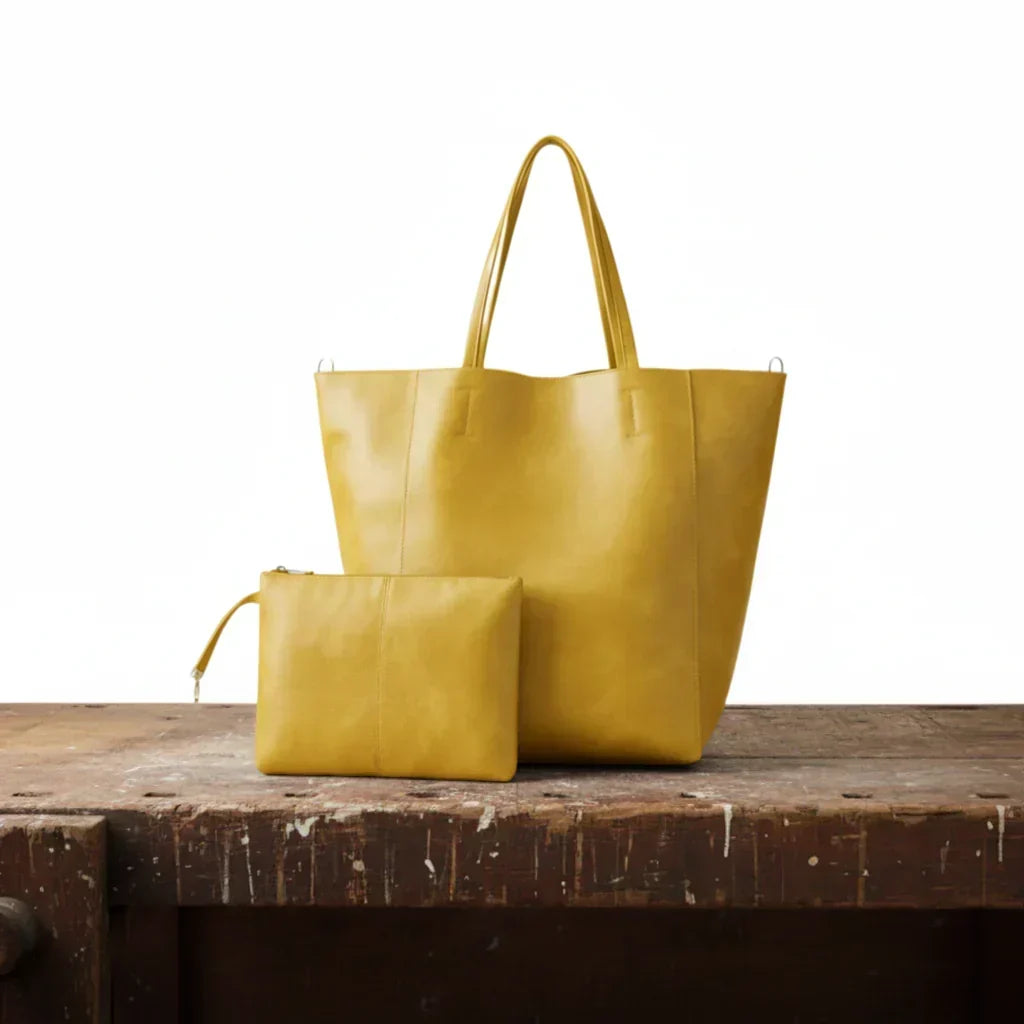 Retro Wallet and Tote Bag, Classic Fit