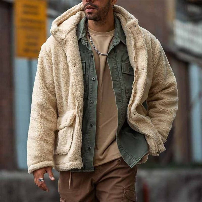 Men's Cozy Hooded Jacket