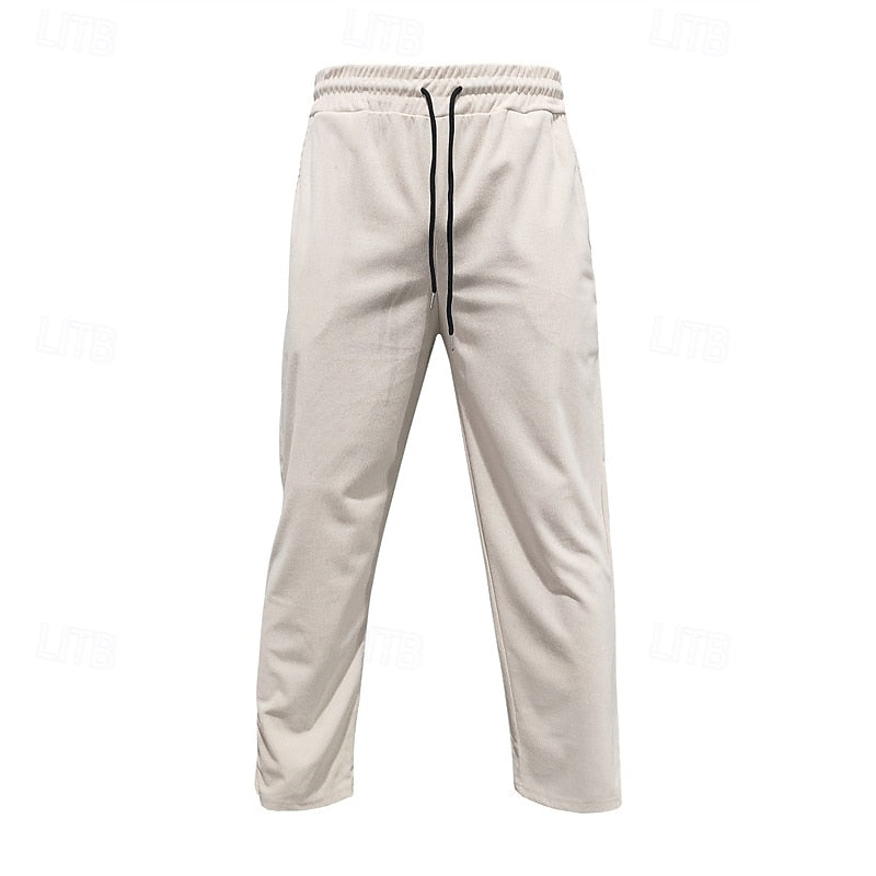 Ribbed Trousers for Men, Relaxed Style