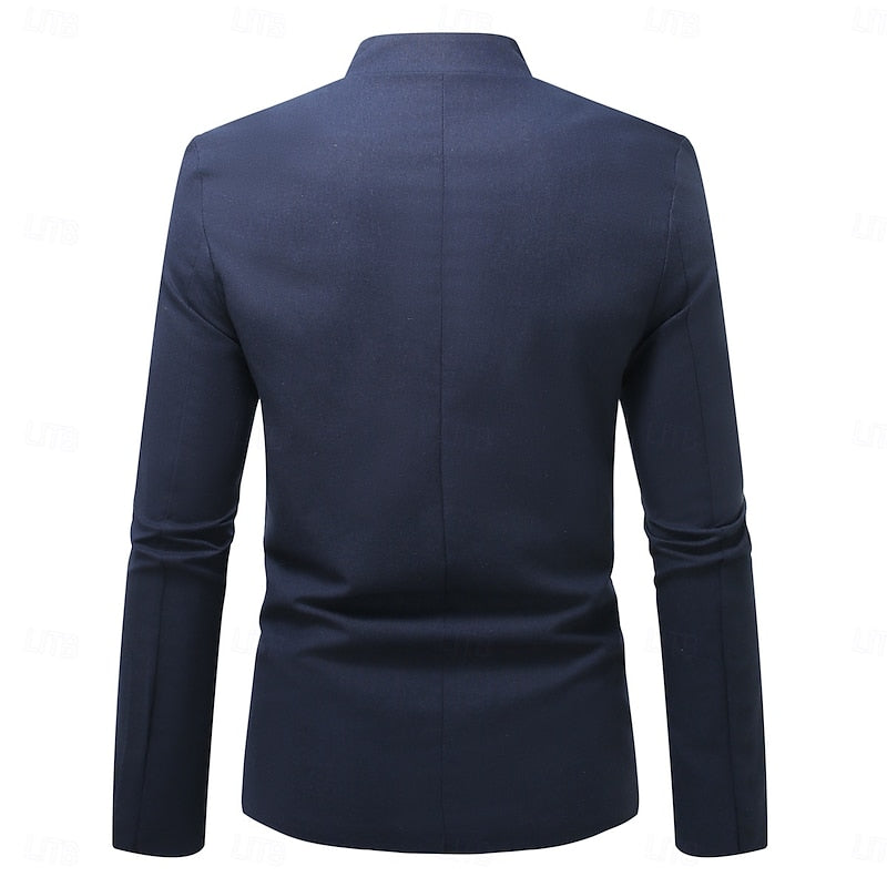 Mandarin-Collar Jacket for Men