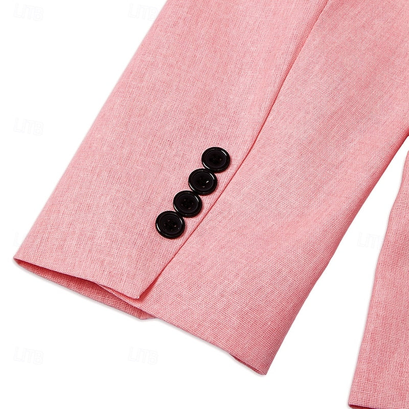 Notch-Collar Blazer for Men, Tailored Style