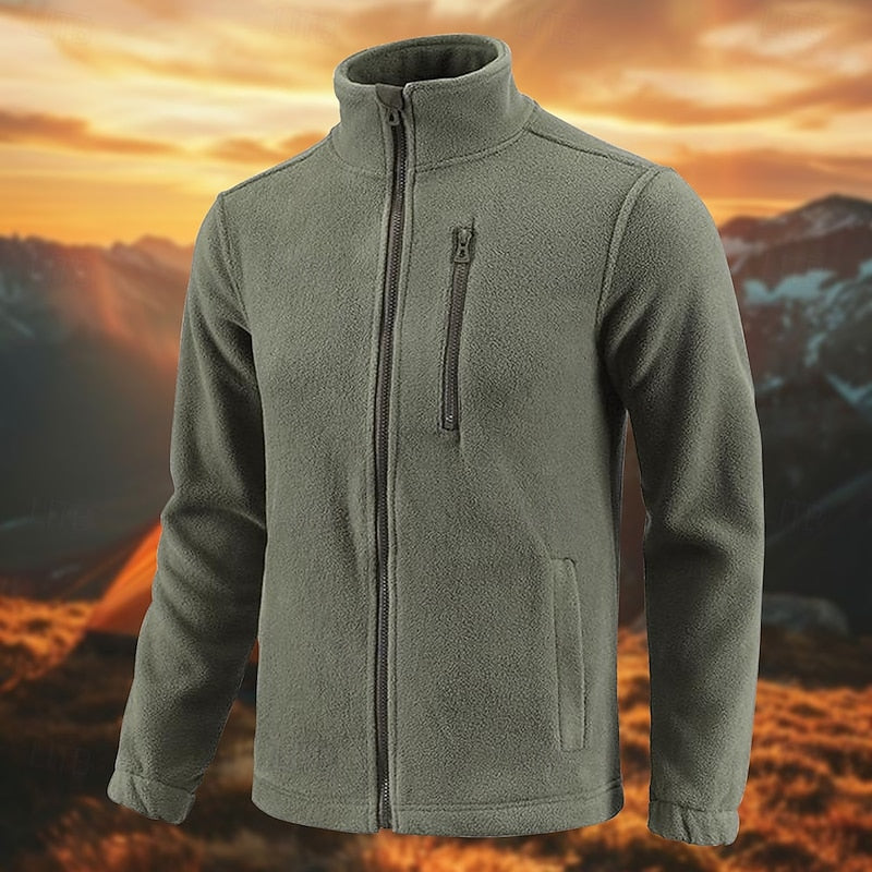 Men's Stand-Collar Full-Zip Jacket