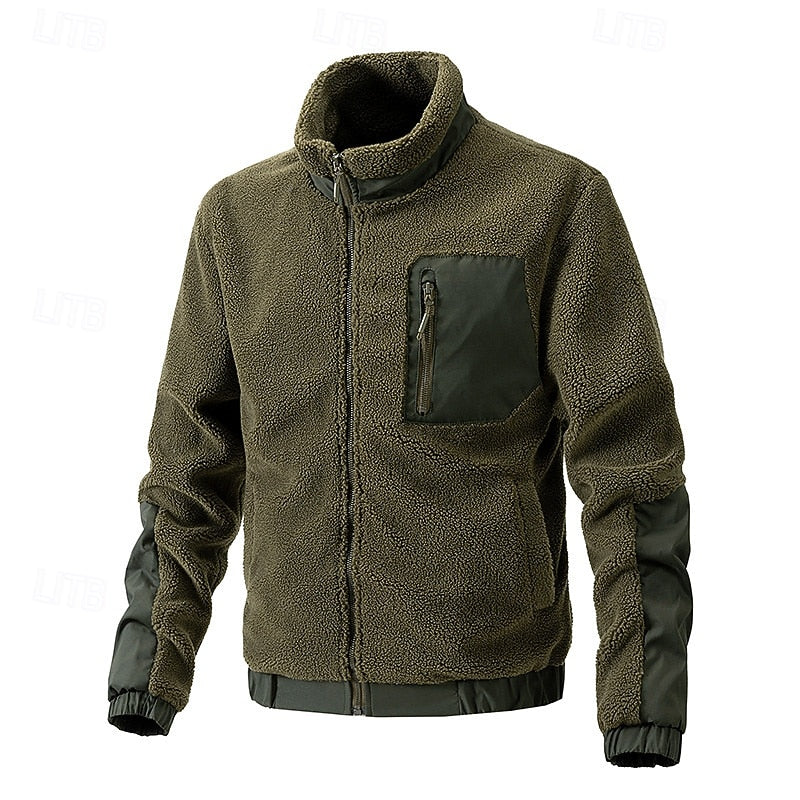 Cozy Full-Zip Fleece Jacket for Men