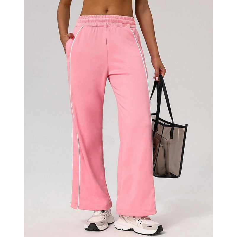 Side-Stripe Joggers, Women's Relaxed Fit