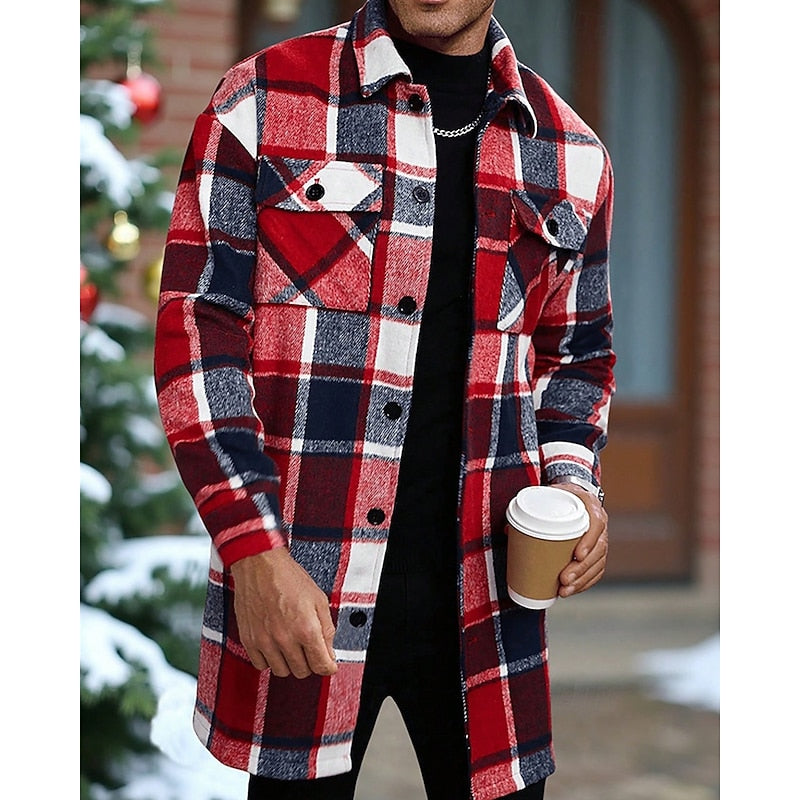 Plaid Overshirt for Men
