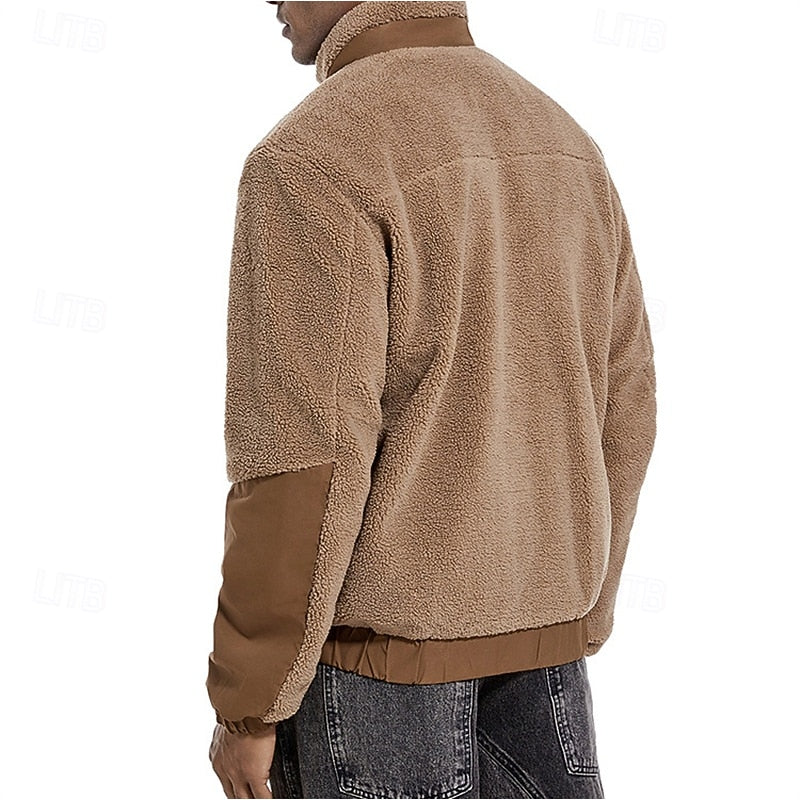 Cozy Full-Zip Fleece Jacket for Men