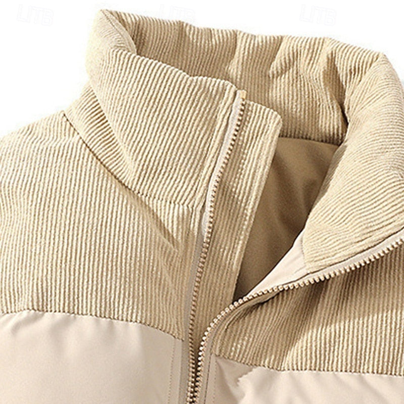 Men's Insulated Stand-Collar Puffer Jacket