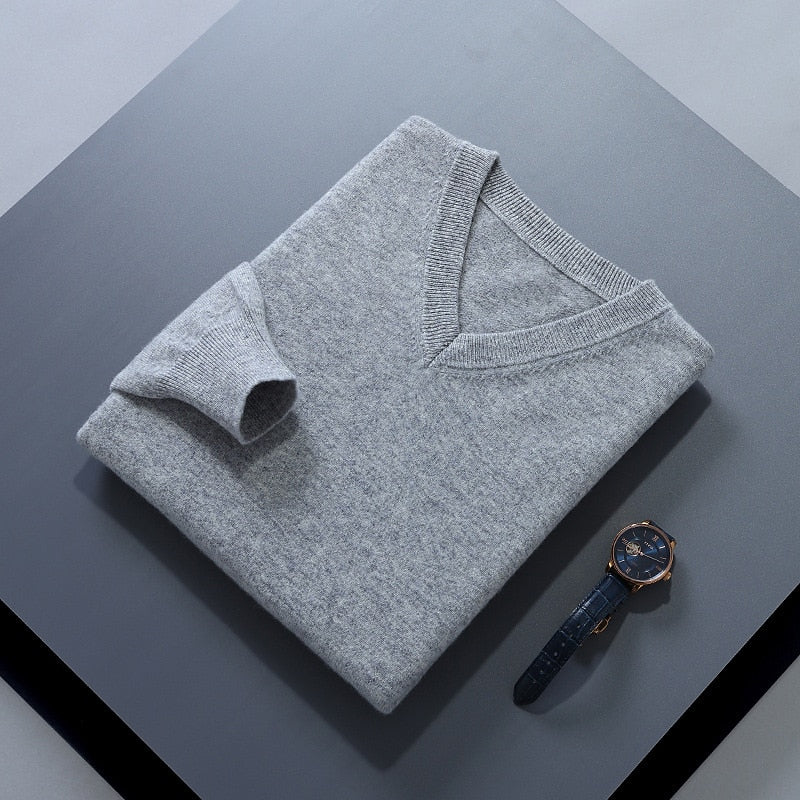 V-Neck Sweater, Men's Refined Fit