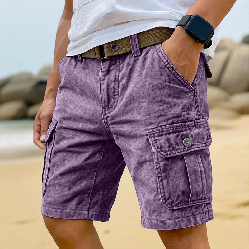 Rugged Cargo Shorts for Men, Plus Size