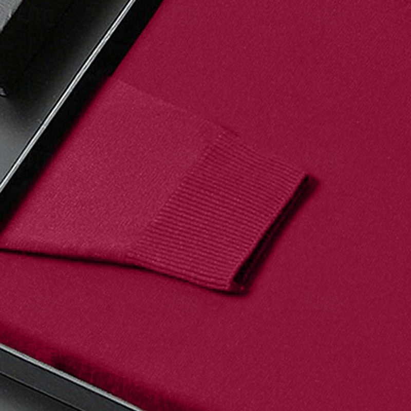 Mock Neck Sweater, Men's Refined Fit