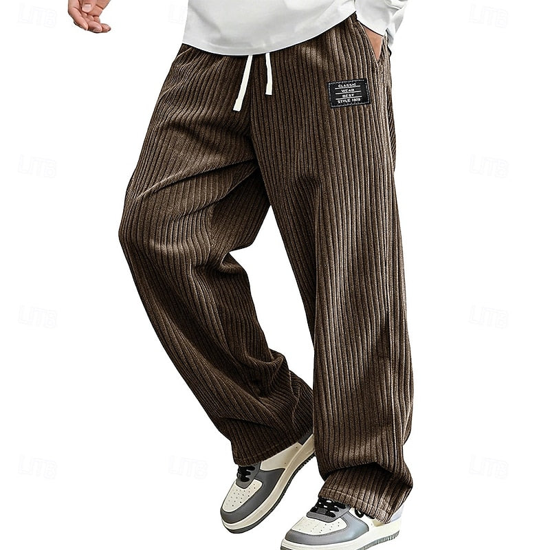 Men's Relaxed Ribbed Comfort Pants