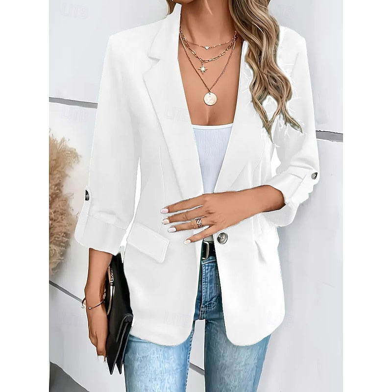 Open-Front Blazer, Women's Tailored Fit