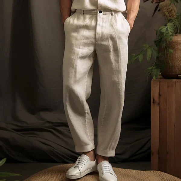 Relaxed Tailored Trousers for Men, Plus Size