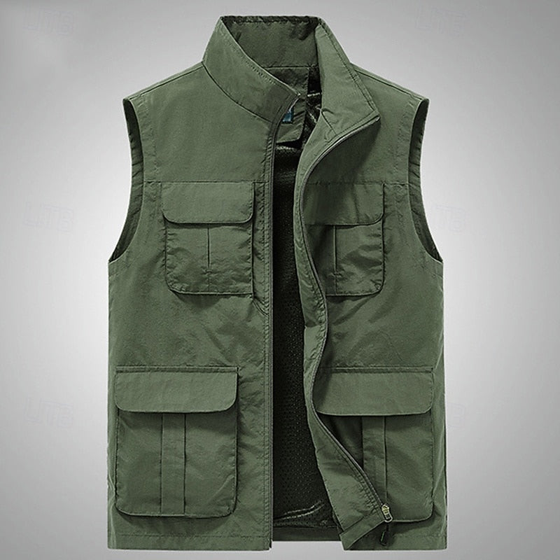 Men's Multi-Pocket Utility Vest