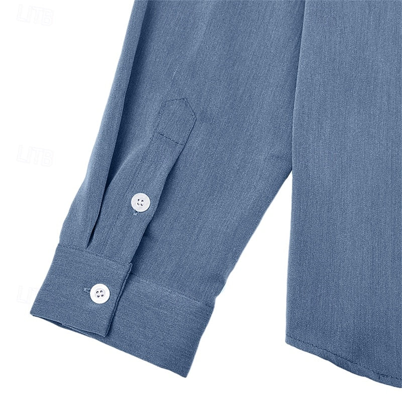 Popover Shirt for Men, Casual Style