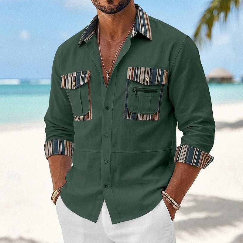 Long-Sleeve Utility Shirt for Men