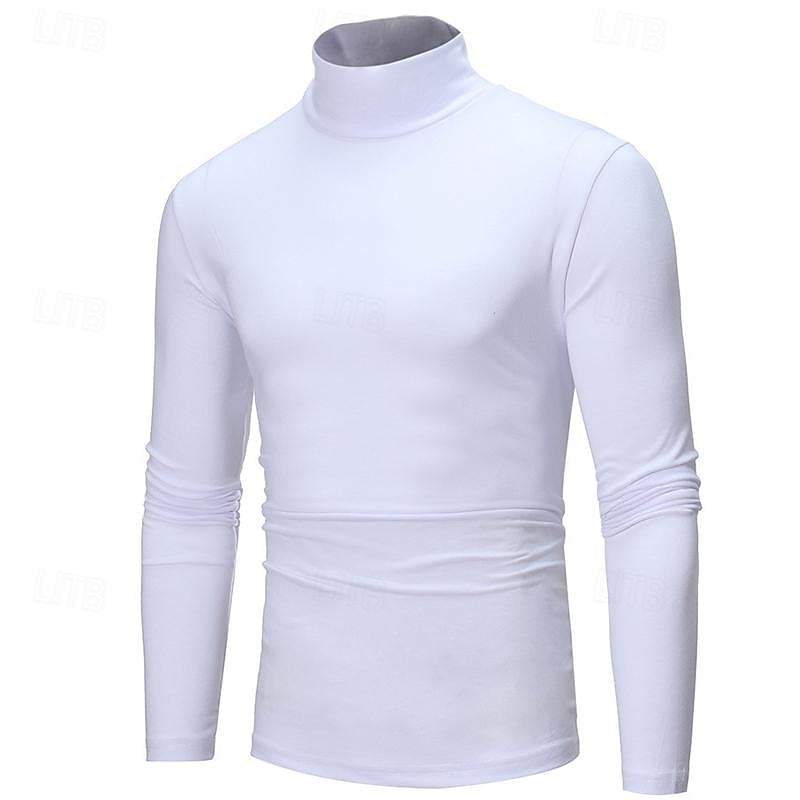 Long-Sleeve Turtleneck, Men's Refined Fit
