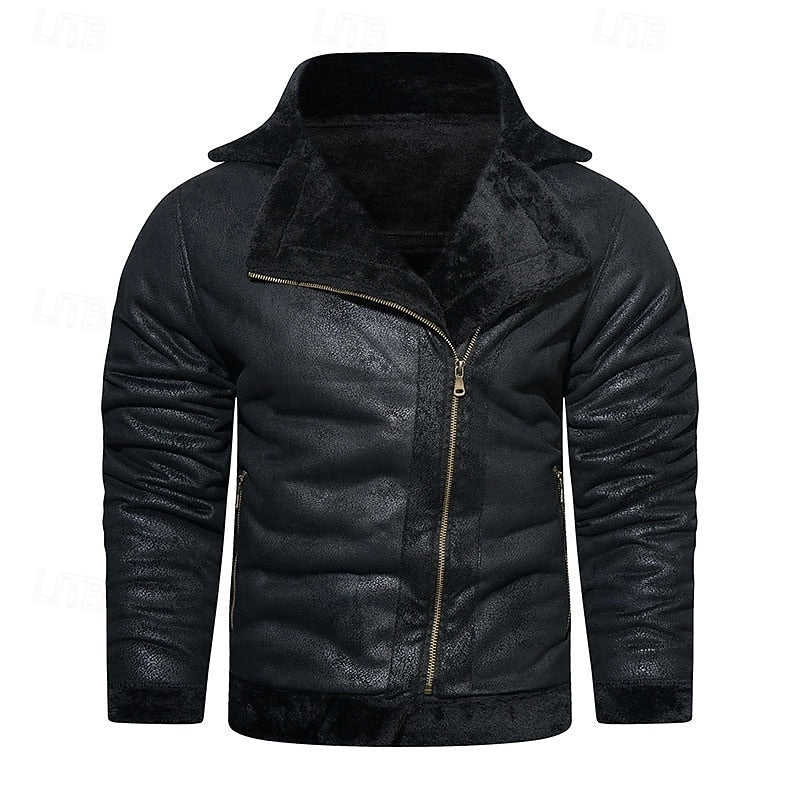 Rugged Biker Jacket for Men