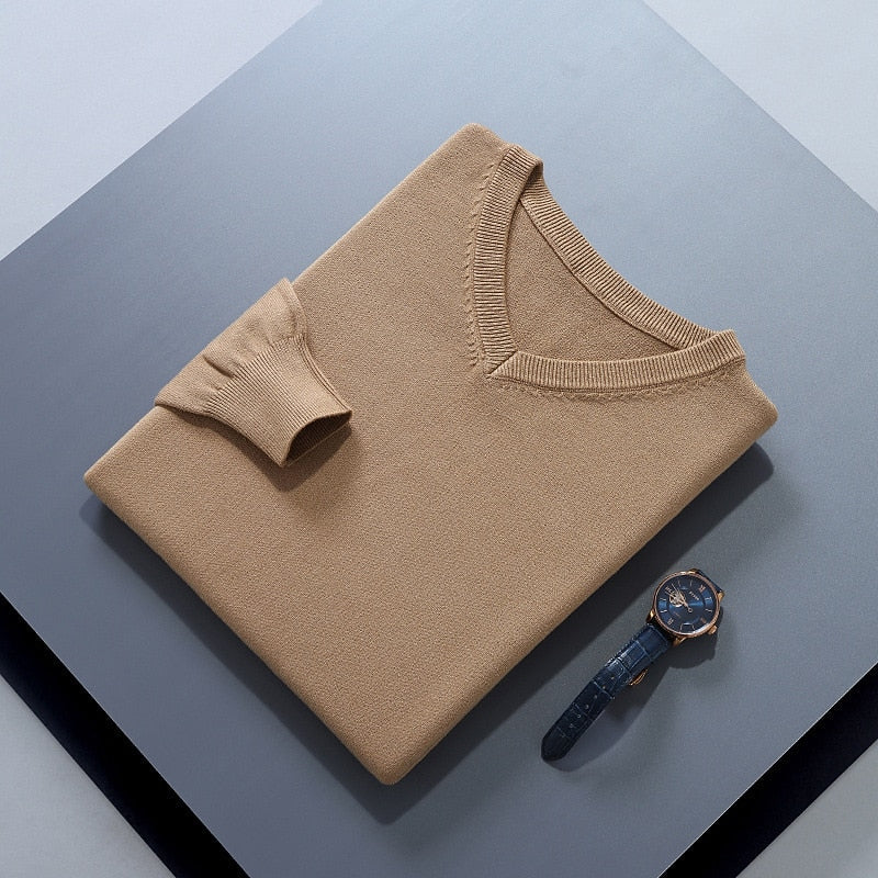 V-Neck Sweater, Men's Refined Fit