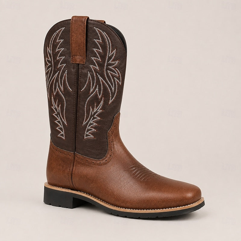 Classic Western Cowboy Boots for Men