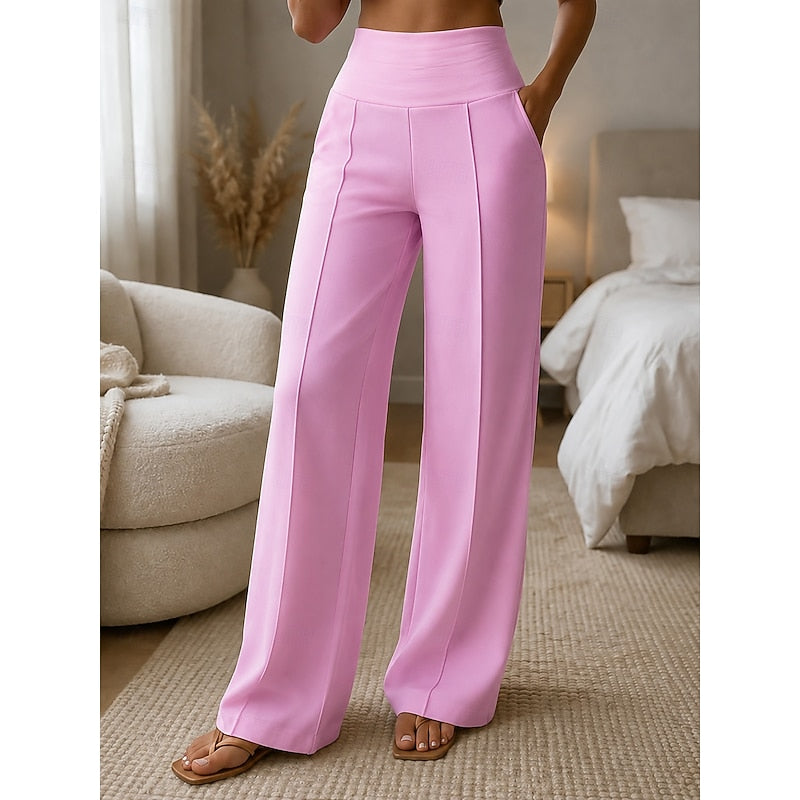 Wide-Leg Pants for Women, Tailored Style