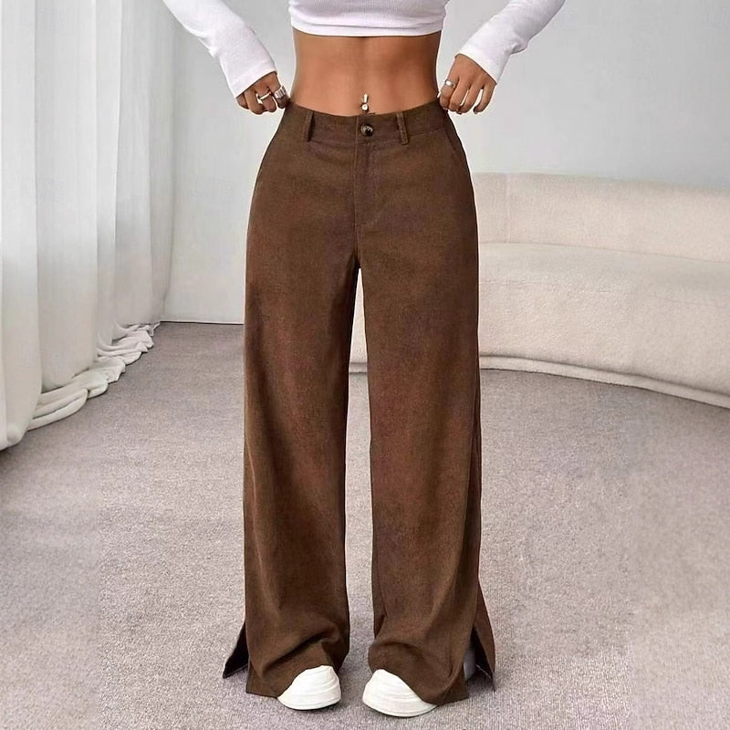 Women's High-Waist Wide-Leg Pants