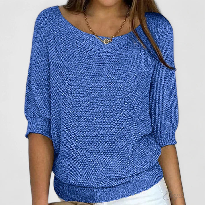 Batwing Sweater for Women, Relaxed Style