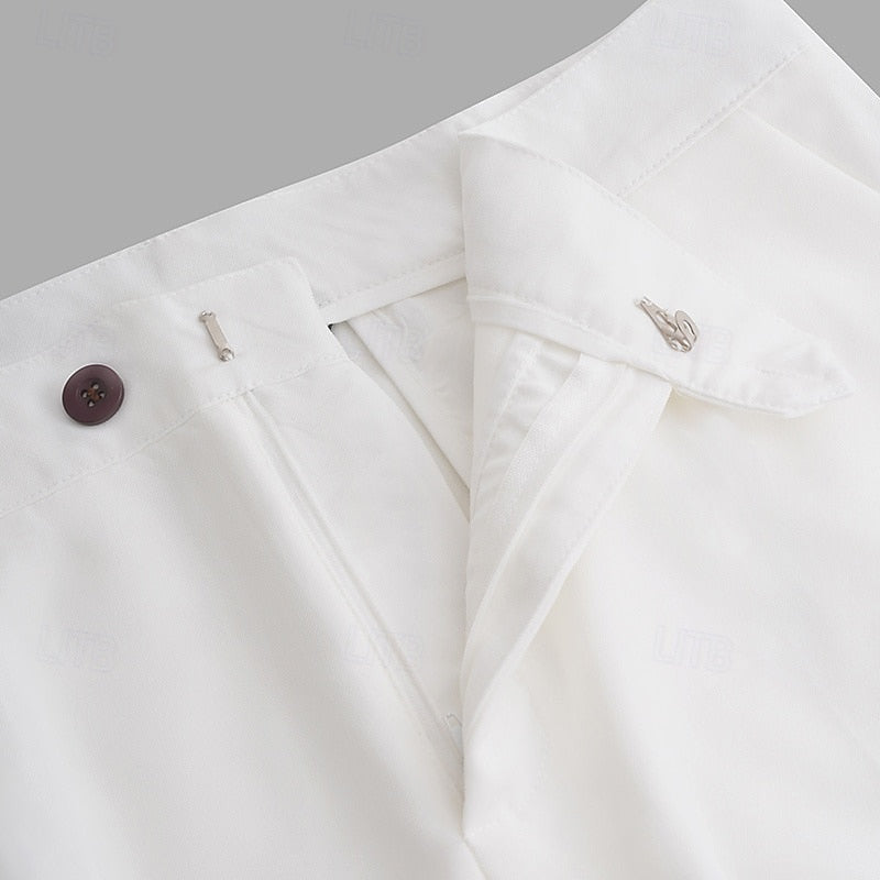 Tailored Straight-Leg Dress Pants for Men, Plus Size